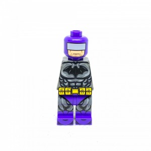 [Golden minifigs] Batman 身體 (複雜款) - 紫色 (欠手部)