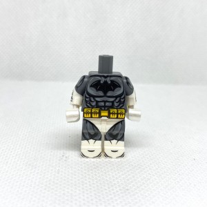 [Golden minifigs] Batman 身體 (複雜款) - 黑白色 (欠頭部)
