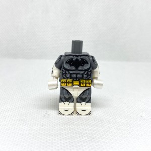 [Golden minifigs&91; Batman 身體 (複雜款) - 黑白色 (欠頭部)