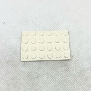 白色 lego x5件 (4x6)